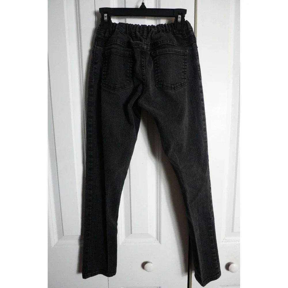 The Childrens Place Super Skinny Jeans Size 12 Faded Black Stretch Denim
